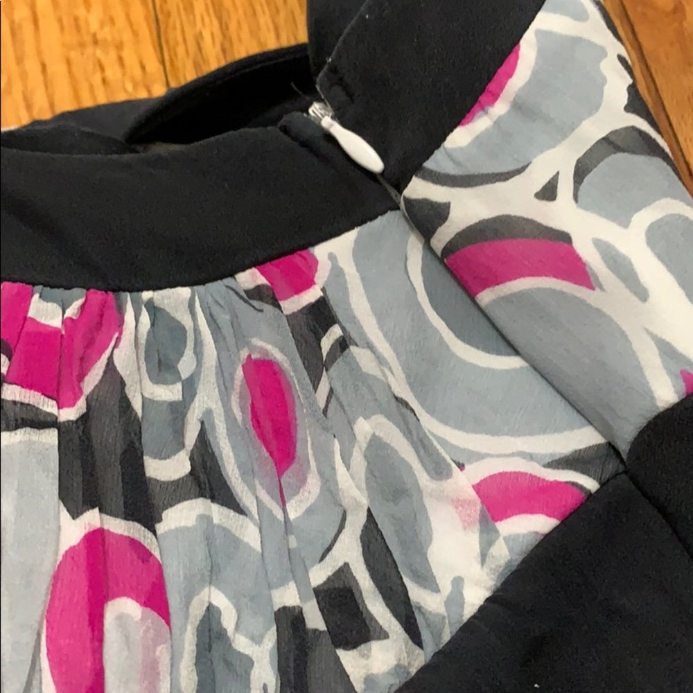 Pink & Gray Geometric circle dress - Picture 4 of 4